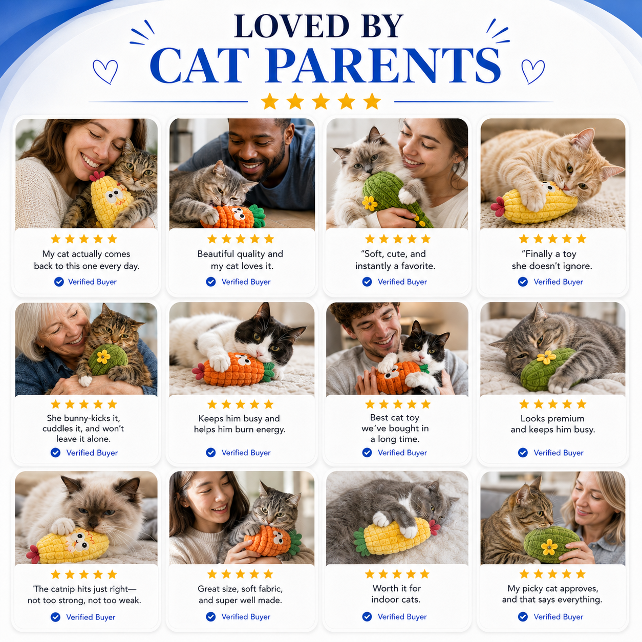 The 100% Organic Catnip Toy Cats Lose Their Minds Over