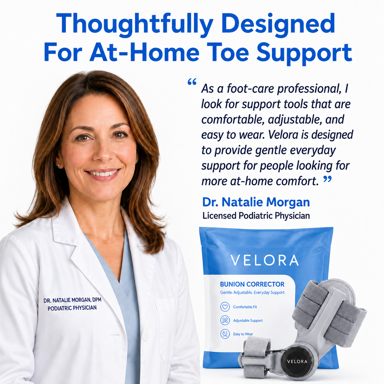 AlignStep Pro™ - Auto-Adaptive Bunion Corrector